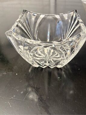 Gorham Crystal Clear Cut Glass Serving Bowl